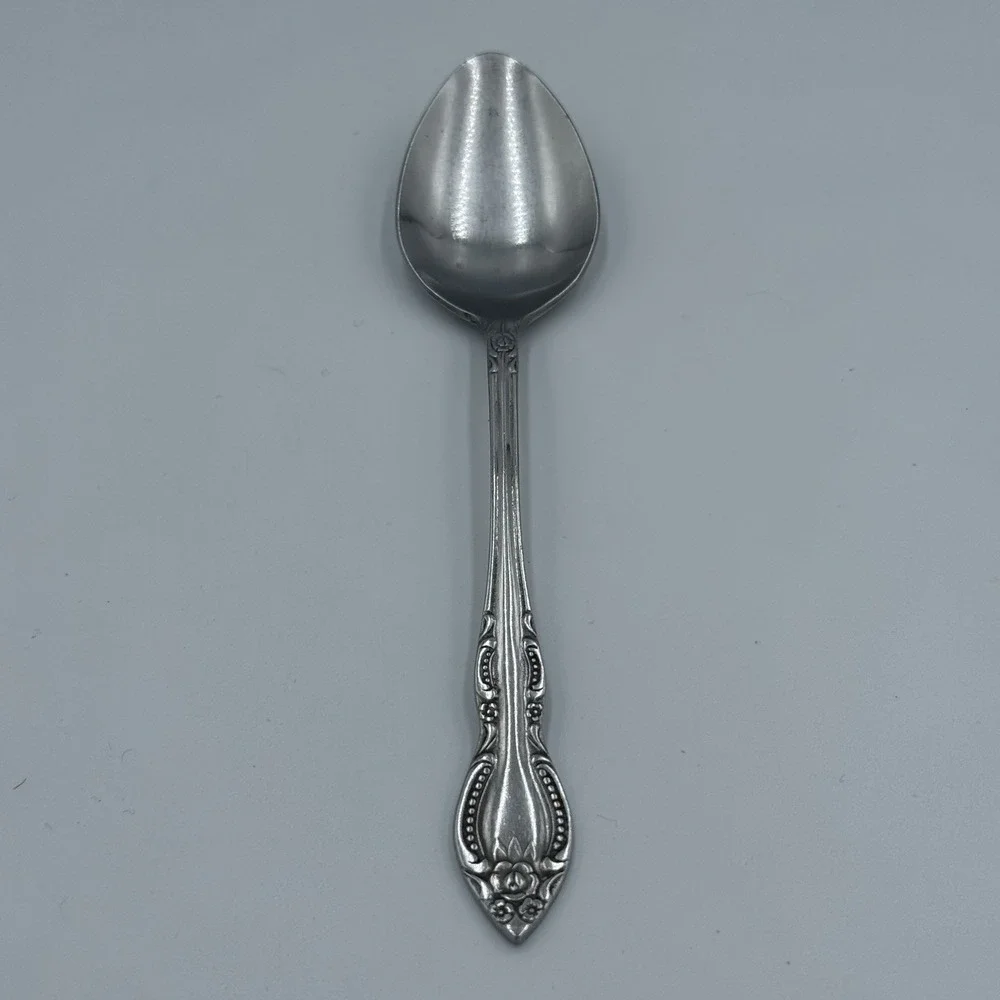 Vintage wan Rogers‎ Stainless Spoon - Flowers